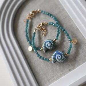 BLUE SHELL BRACELET (NEW)